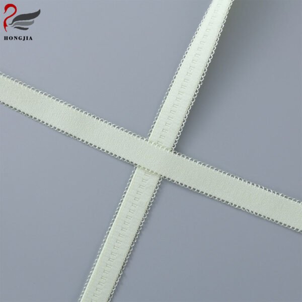 Beautiful Design 10MM 12MM Customized Nylon Spandex Picot Edges Elastic
