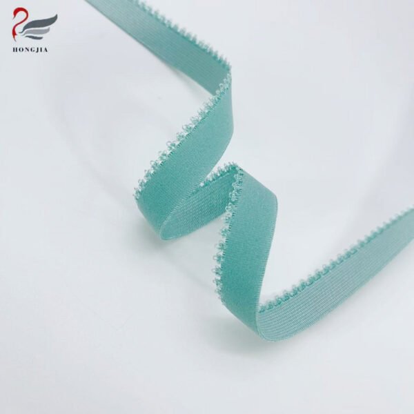 Factory Wholesale Multi-color Lingerie Straps Picot Elastic Trim Nylon Anti-slip Elastic Bra Strap