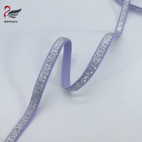 Factory Wholesale Multi-color Shiny Nylon Anti-slip Lingerie Shoulder Straps Soft Elastic Bra Straps