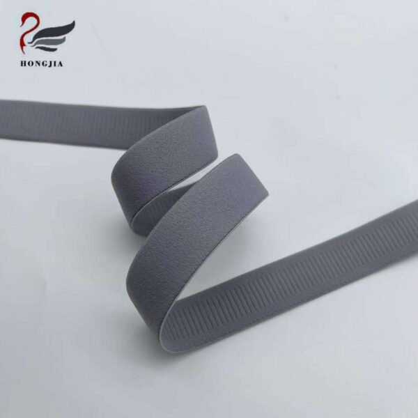 Wholesale Soft Fluff Nylon Jacquard Elastic Band Waistband Elastic Webbing Anti-slip Bra Shoulder Strap