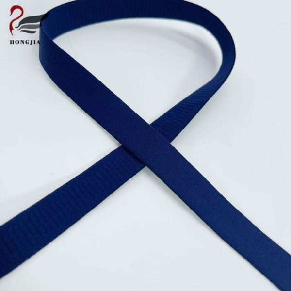 Wholesale Custom logo Nylon Jacquard Elastic Band Anti-slip Elastic Ribbing Band Bra Straps