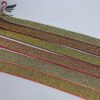 Wholesale Multicolor Polyester Elastic Band Shiny Anti-slip Adjustable Resistant Bra Straps for Lingerie