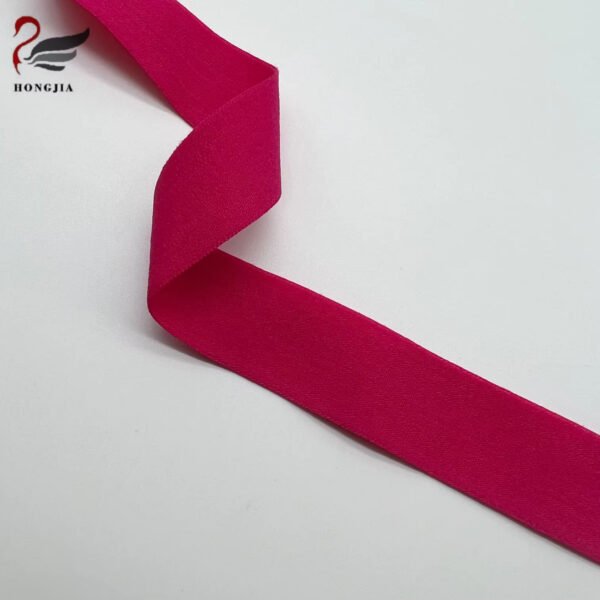 Wholesale Red pink Flat Sewing Nylon Elastic Waistband Band Adjustable Soft Underwear Bra Strap Elastic Webbing