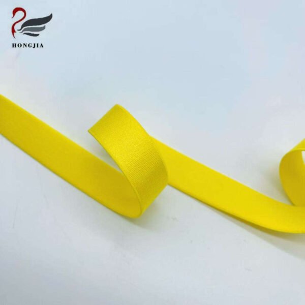 Wholesale 20mm Soft Nylon Shiny Stain Elastic Band Anti-slip Elastic Webbing Bra Strap Elastic for Lingerie