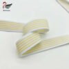 Factory Wholesale 25mm Colorful Striped Printing Elastic Band Bra Shoulder Strap Knitted Underwear Elastic Band