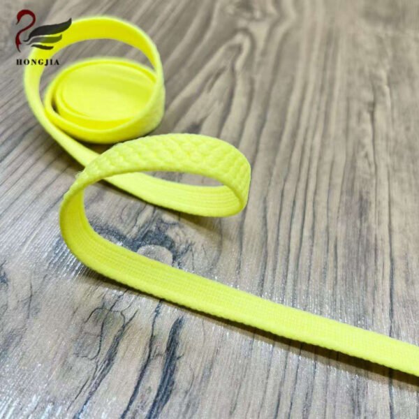 High Quality 12mm Plush Soft Underwire Channeling Polyamide Brushed Elastic Underwire Casing Tape for Lingerie
