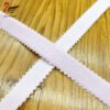 Custom logo Printing 18mm Underwear Elastic Band Nylon Elastic Bra Strap Picot Edge Jacquard Elastic Band
