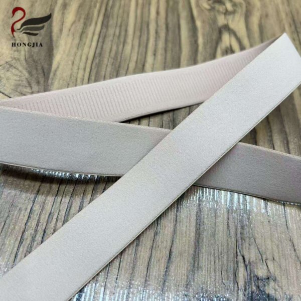 Wholesale 25mm Knitted Nylon Elastic Band Underwear Bra Elastic Tape Non slip Plush Elastic Band for Garment