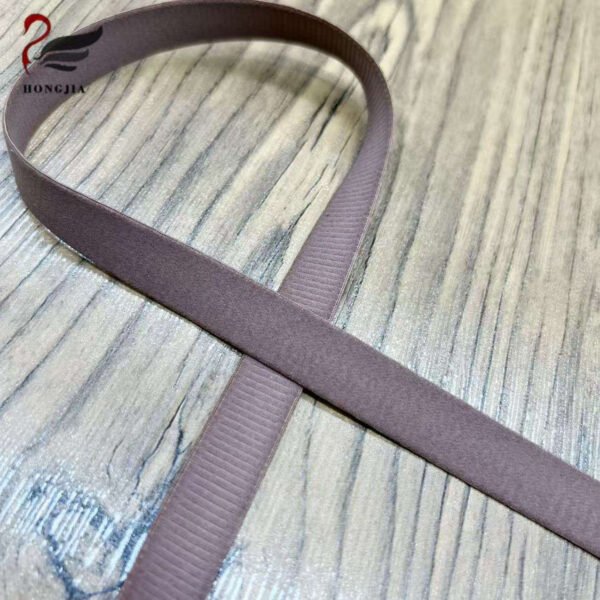 High Quality 15mm Soft Polyamide Bra Elastic Tape Plush Elastic Band Polyamide Non-slip Elastic Bra Straps