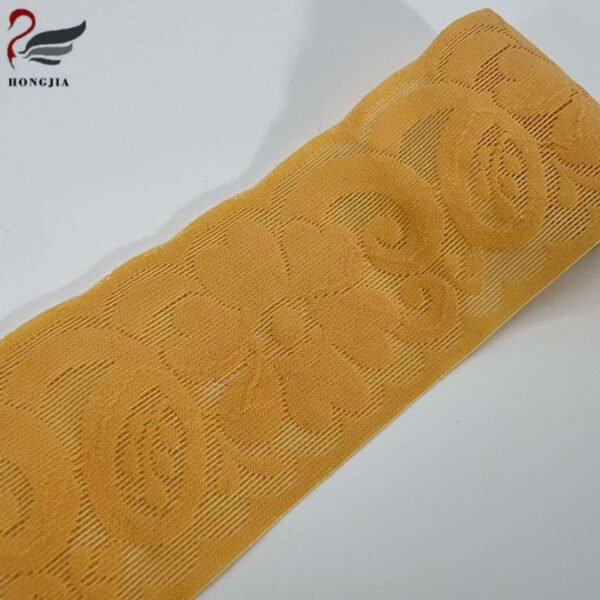 Main-03 Factory Garment Underwear Webbing Jacquard Shoulder Strap Fancy Lace Elastic Band for Bra