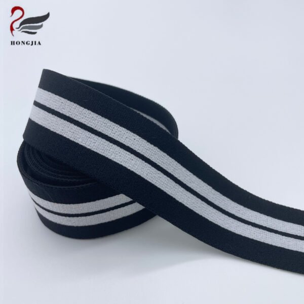 Hongjia Webbing Custom Elastic Band for Bra Strap Waistband and Lingerie Elastic Strap