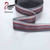 Wholesale Custom 30mm Striped Knitted Elastic Band Soft Nylon Jacquard Elastic Band for Underwear Waistband