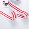 Wholesale Custom logo 32mm Shiny Elastic Band Polyamide Elastic Waistband Stripe Jacquard Elastic Band