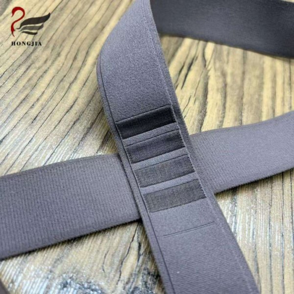 OEM ODM 30mm Beige Blue Grey Polyamide Underwear Elastic Band Elastic Waistband Jacquard Elastic Band