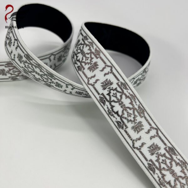 Computer Jacquard Elastic Band High Flexibility Fancy Fashion Printing Band