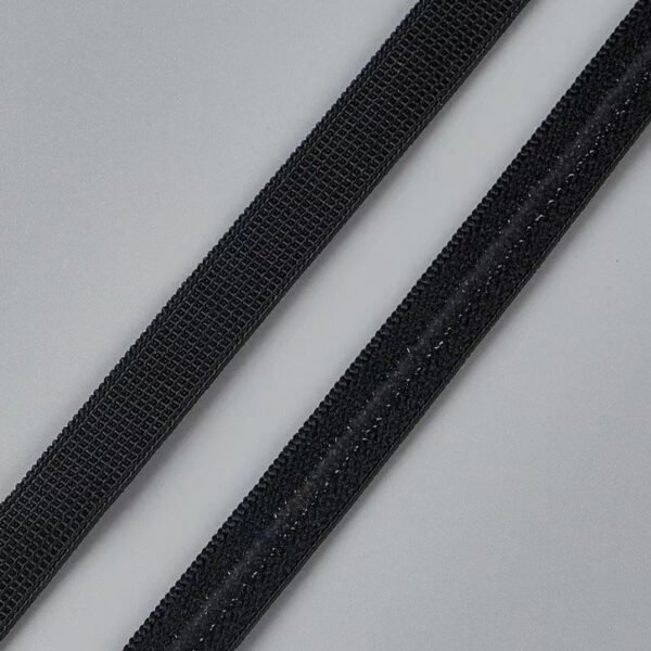 Wholesale Custom Color Soft Silicone Gripper Elastic Tape Anti-Slip Silicone Elastic Band for Garment