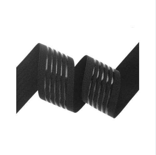 OEM ODM 8.0cm Wide Heavy Duty Non-slip Silicone Gripper Elastic Band Silicone Coated Elastic Waistband for Sportswear