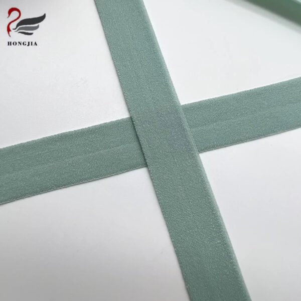 Eco-friendly Recycled Material Nylon Elastic Band Edge Underwear Webbing Fold Over Elastic