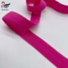 High Quality Colorful Single Side Satin Ribbon Nylon Elastic Waistband Band Bias Binding Tape Fold Over Elastic