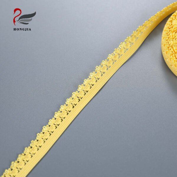 Wholesale Nylon Picot Elastic Band Underwear Elastic Lace Trim Anti-slip Bra Strap Elastic for Lingerie