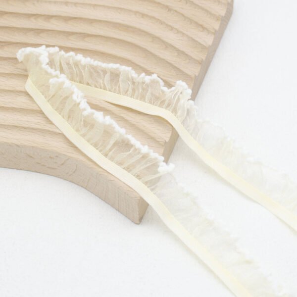 Customized 20 mm Lace Elastic Webbing Sewing Accessories Garment Elastic Band Lace Frontal