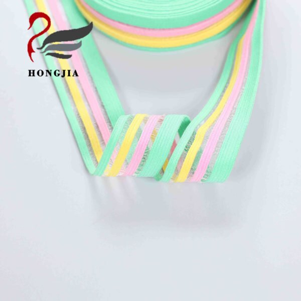 Eco-friendly Design Custom Your Own GYM Binding Tape Elastic Band for Pants and Sportswear