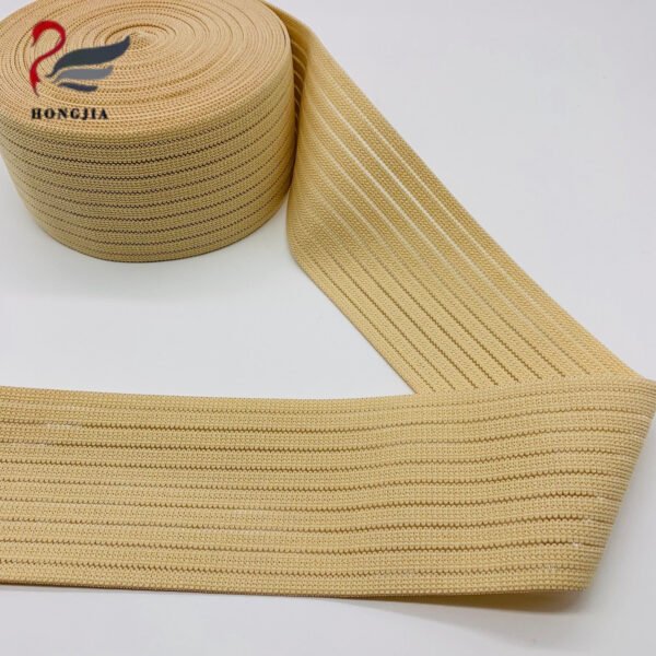 Custom Color Size 8cm Twill Fish Silk Mesh Elastic Webbing Postpartum Elastic Band for Abdominal Support