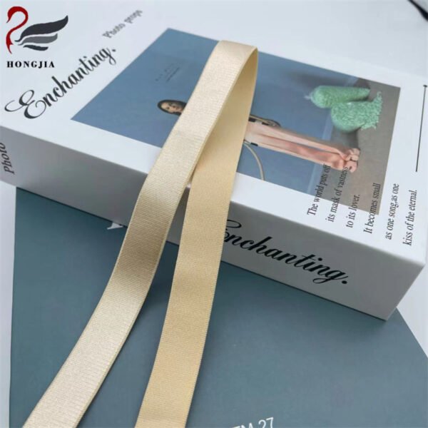 Hongjia Shiny Silk Underwear Bra Webbing Elastic Band