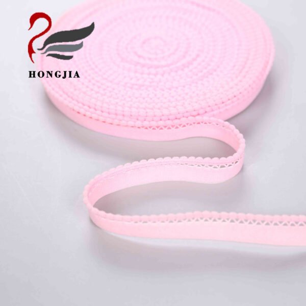 High Quality Fashion Mesh Elastic Waistband Reflective Bias Binding Tape for Bra Waist