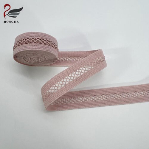 Custom Printed Jacquard Waistband Elastic Band for Bra Manufacturer Low Price Elastic Band