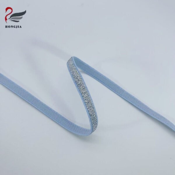 Factory Wholesale Multi-color Shiny Nylon Anti-slip Lingerie Shoulder Straps Soft Elastic Bra Straps