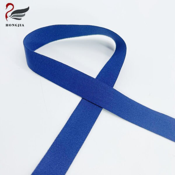 Factory Wholesale Multiple Color Soft Elastic Band Nylon Flat Webbing Strap Ant-slip Bra Shoulder Strap