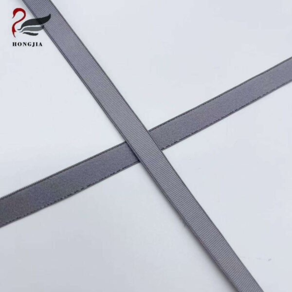 Factory Wholesale Single Color Plush Elastic Band Flat Ribbon Nylon Webbing Belts Elastic Bra Straps
