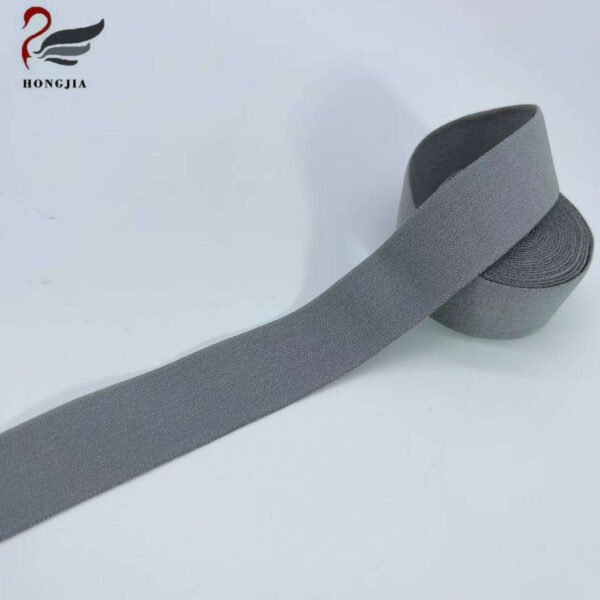 Main-04 Wholesale Customizable logo Printed Soft Nylon Elastic Band Neck Strap Bra Lingerie Tape Elastic Webbing