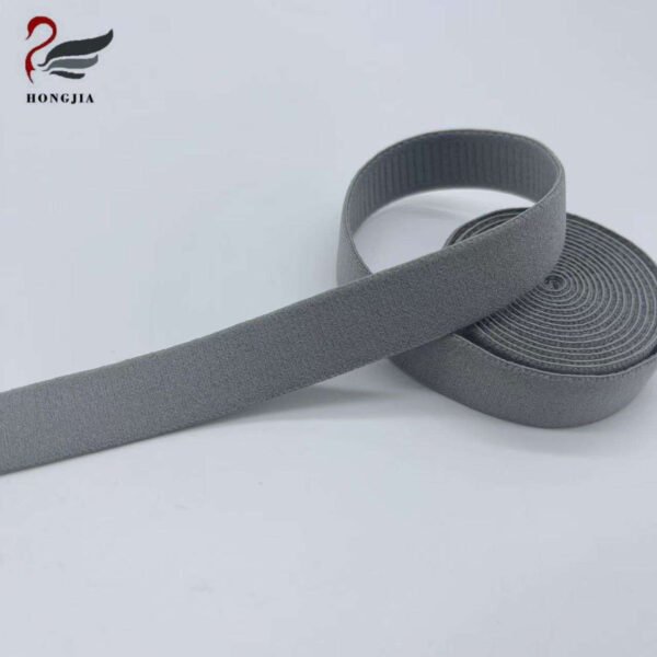 Wholesale Custom logo Nylon Jacquard Elastic Band Anti-slip Elastic Ribbing Band Bra Straps
