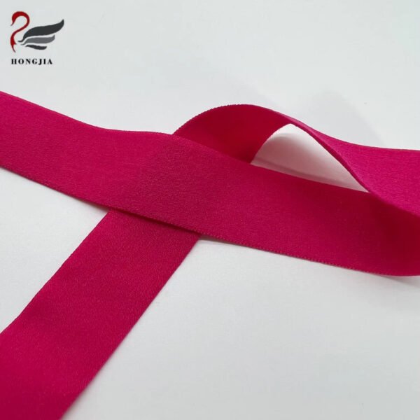 Wholesale Red pink Flat Sewing Nylon Elastic Waistband Band Adjustable Soft Underwear Bra Strap Elastic Webbing