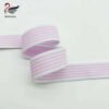 Factory Wholesale 25mm Colorful Striped Printing Elastic Band Bra Shoulder Strap Knitted Underwear Elastic Band