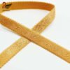 Wholesale Custom logo 18mm Colorful picot edge Jacquard Elastic Band Nylon Anti-slip Shiny Elastic Bra Straps for Underwear