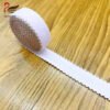 Custom logo Printing 18mm Underwear Elastic Band Nylon Elastic Bra Strap Picot Edge Jacquard Elastic Band