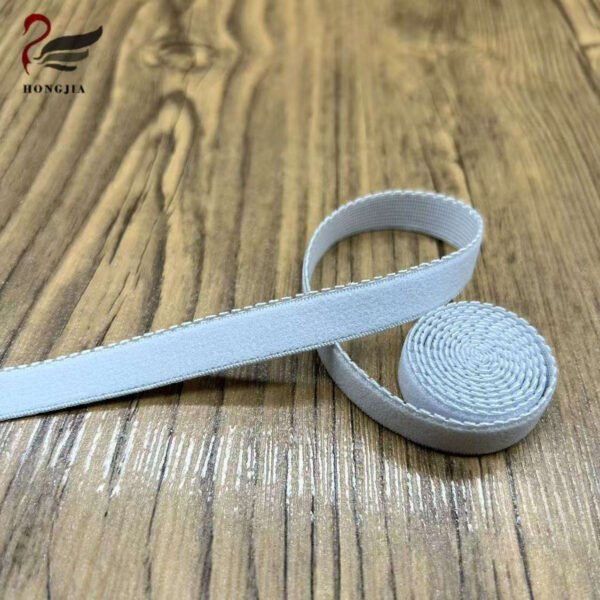 Wholesale 12cm Soft Plush Bra Elastic Band Non-slip Underwear Shoulder Strap Woven Picot Edge Elastic Bra Strap
