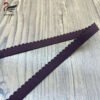OEM Customized 12mm Soft Nylon Anti-Slip Elastic Band Bra Strap Polyamide Picot Edge Elastic Trim for Bra Underwear