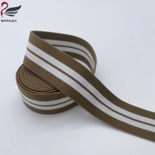 Hongjia Webbing Custom Elastic Band for Bra Strap Waistband and Lingerie Elastic Strap