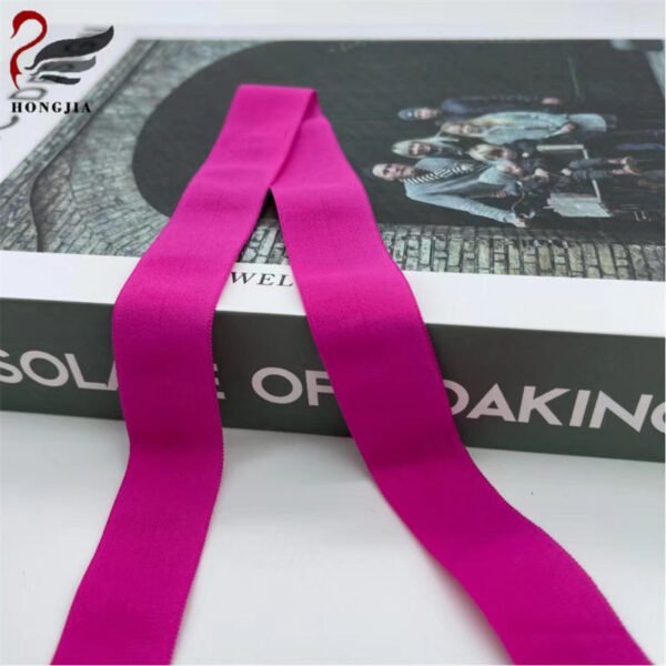 Hongjia Folding Elastic for Underwear Elastic/sportwear/yogawear Band Woven Webbing Nylon Elastic Band