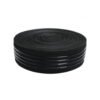 OEM ODM 8.0cm Wide Heavy Duty Non-slip Silicone Gripper Elastic Band Silicone Coated Elastic Waistband for Sportswear