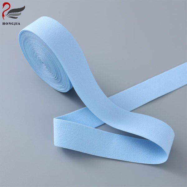 Custom 20mm 30mm Soft Comfortable Flat Bra Strap Elastic