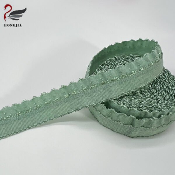 Fold Over Elastic Bands Garment Underwear Shiny Bias Webbing Stretch Binding Tape for Sewing