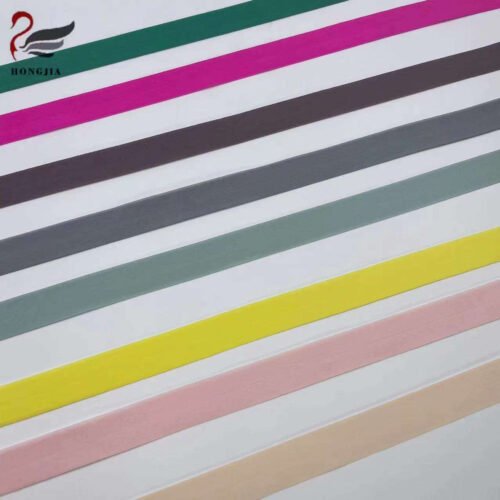 Flat Sewing Fold Over Elastic Band for Underwear Pants Bra Belts Rubber Clothes Adjustable Soft Waistband Tape Webbing Strap