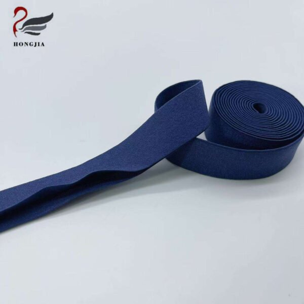 Factory Wholesale Lightweight Nylon Elastic Waistband Edge Banding Elastic Webbing Fold Over Elastic