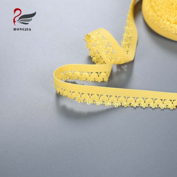 Wholesale Nylon Picot Elastic Band Underwear Elastic Lace Trim Anti-slip Bra Strap Elastic for Lingerie