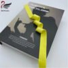 Custom logo Printed Shiny Elastic Band Nylon Herringbone Anti slip Knitted Binding Tape Fold Over Elastic Band